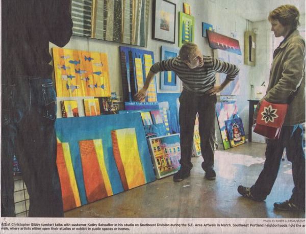 Bibby's studio Oregonian